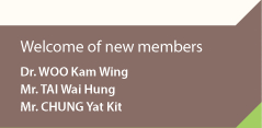 Welcome of new members